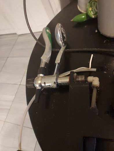 Lager set up for a bar