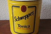 Vintage Schweppes tonic ice bucket