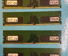 32GB DDR4 RAM Kingston 4x8GB 2133MHz Desktop Memory