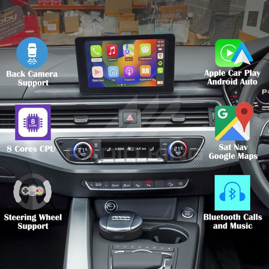 Premium Carplay Audi A4 Android Auto Carplay System