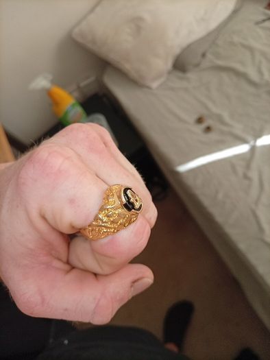 onyx 14k gold