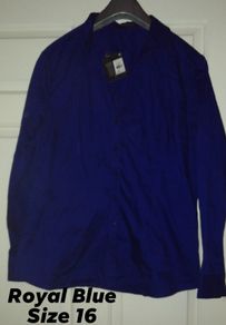 Royal Blue Blouse Shirt