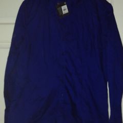 Royal Blue Blouse Shirt
