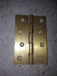 Brass door hinges x 20