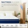 Double Mattresses 31cm, 12.2 Inch Innerspring Hybrid Mattress Double 4FT6 with Breathable Foam and Pocket Spring For Cool Comfort Sleep, Medium Firm Mattress(135x190x31cm) Image 6
