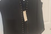 Love &amp; Roses Stud Sleeveless Top Size 14(nwt)