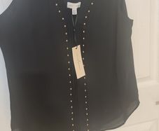 Love & Roses Stud Sleeveless Top Size 14(nwt)