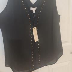 Love & Roses Stud Sleeveless Top Size 14(nwt)