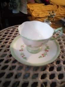 Porcelain vintage tea cup