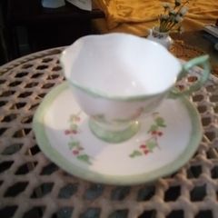 Porcelain vintage tea cup