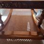 Hand Carved highly ornate Hardwood Rocking chair Image 4