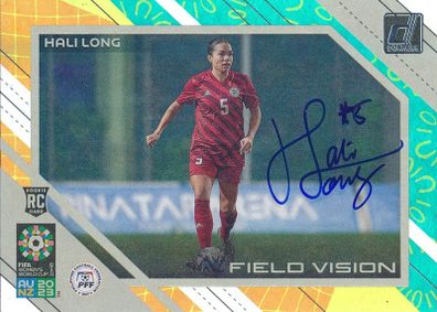 2023 Donruss Women's World Cup Field Vision #18 Hali Long Autograph