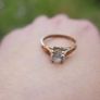 Vintage Sterling Silver 925 gold plated Ring 2,2g Image 7