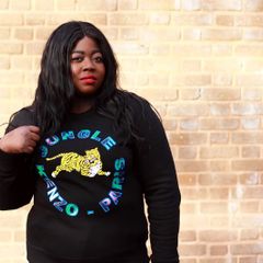 KENZO X H&M Black Logo Jumper Size S!