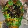 FLASH SALE ! Was 395 Now 295 ! Unique Mid-Century Italian Chandelier - Grape Design Image 3