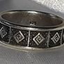 Pristine Vintage Sterling Silver Band Ring Image 4