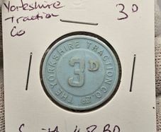 Yorkshire 3d Traction Co. Ltd Plastic Token