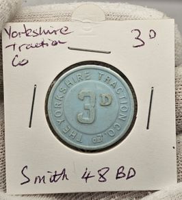 Yorkshire 3d Traction Co. Ltd Plastic Token