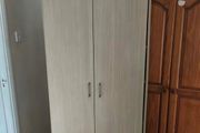 Modern Light Oak Tall Wardrobe / Shelving Unit (Free)