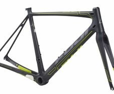Carbon road race bike.