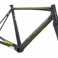 Carbon road race bike.