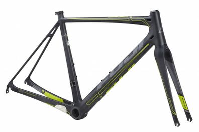 Carbon road race bike.