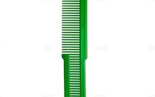 Barber / Hairdressing Flat Top Comb Stylist Hair Fade Comb Hairdressing Clipping Comb - Green