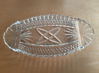Galway crystal tray