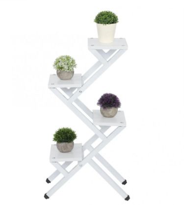 BRAND NEW 4 Tier Multi-Story Outdoor Indoor Space Living Room Flower Pot Stand Shelf Garden Rack Shelf for Flowers
