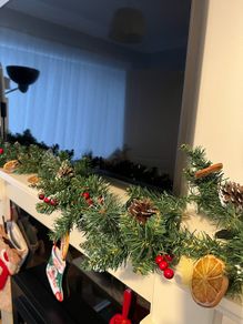 Artificial Christmas garland