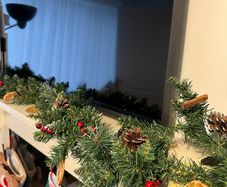 Artificial Christmas garland