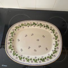 Nicholas Moss serving platter