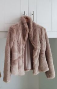 Faux fur jackets (size 8-10)