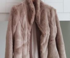 Faux fur jackets (size 8-10)