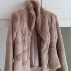 Faux fur jackets (size 8-10)