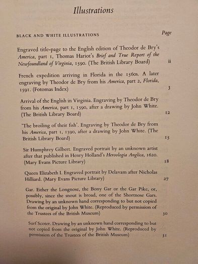 The First Colonists. Hakluyt's Voyage To North America. Introduction By A.l.rowse. All 16 Watercolours By John White. First Edition Second Print Large Volume Hardback In Good Condition   See Photos For Same.