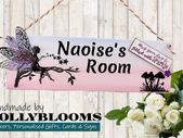 Handmade Personalised Bedroom Signs