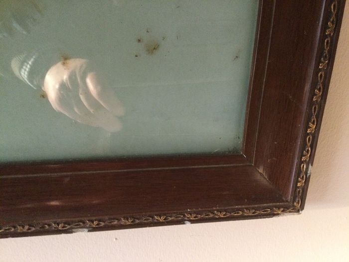 Art Reverse Oil on Glass X 2 .