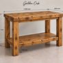 Handmade Rustic Wood Bathroom Vanity Unit Image 4