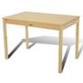 Dining Set 5 Pieces Pine Wood Natural Image 6