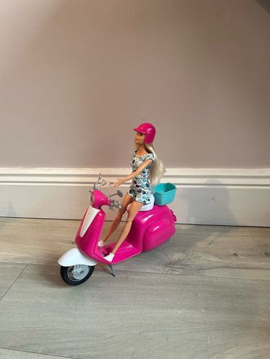 Barbie motorbike plus doll