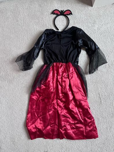 Perfect Condition Girls Halloween Costume with Hairband Size 8-10