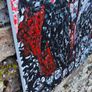 Original Acrylic Painting  Black Star  Handmade original artwork on canvas. Image 5