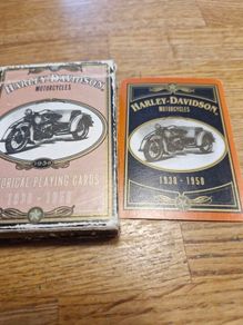 Vintage Harley Davidson Playing Cards