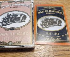 Vintage Harley Davidson Playing Cards