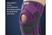 ABYON Knee Brace XXL grey - magenta