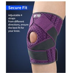 ABYON Knee Brace XXL grey - magenta