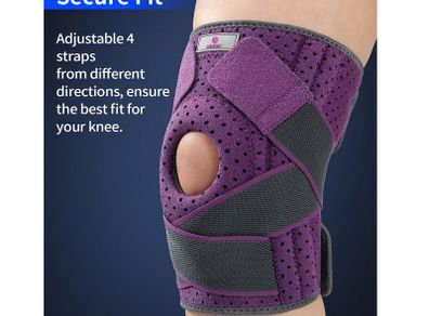 ABYON Knee Brace XXL grey - magenta