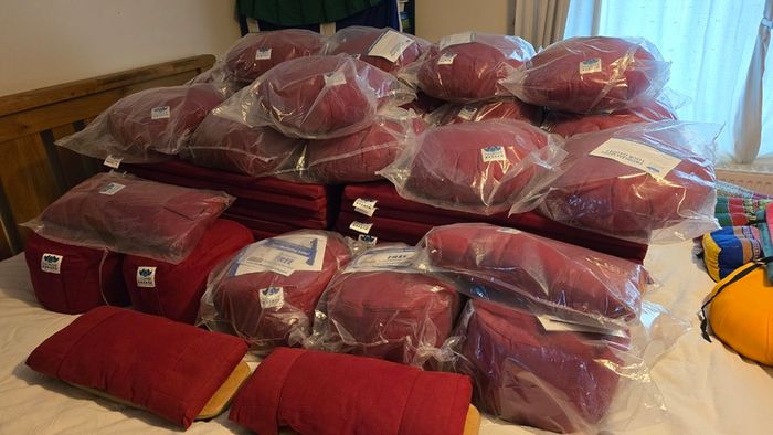 Complete 47 Piece Matching Meditation Studio Set Brand New (Tibetan Maroon