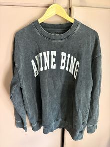Denim effect sweatshirt